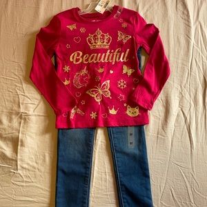 Toddler girl outfit never worn